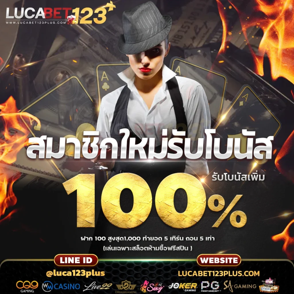 ลูก้าเบท123พัส ศูนย์รวม ค่ายเกมสล็อต เล่นง่าย ได้เงินจริง